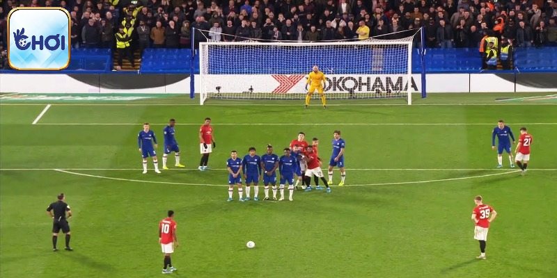 Đá phạt bóng đá trực tiếp