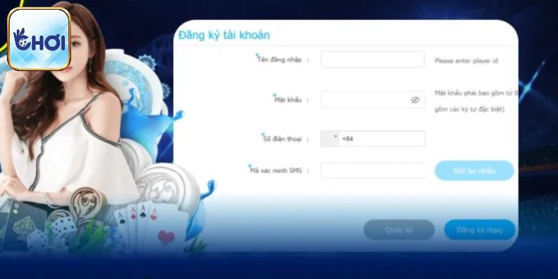 Điều kiện cần để đăng ký tài khoản OKCHOI