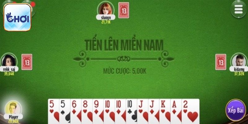 Giới thiệu sân chơi tiến lên OKCHOI